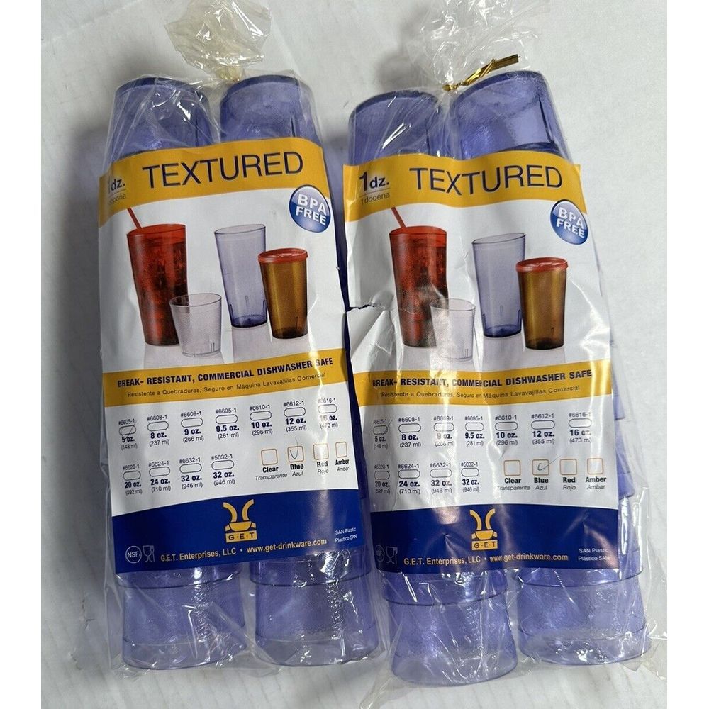 Pack 24) Restaurant Tumbler 5oz Juice Beverage Cups‎ Stackable~Break-Resistant